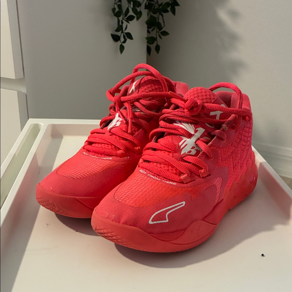 Puma Kids Vibrant Red Sneakers